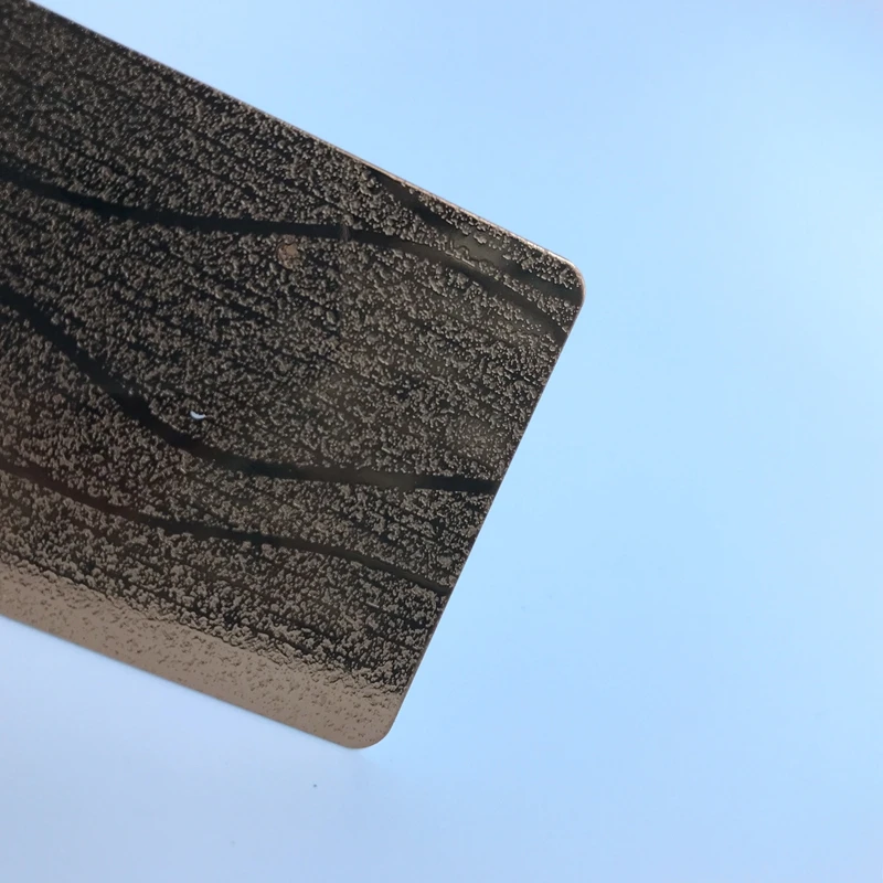Factory SUS 304 Color Coated Checkered Embossed Stainless Steel Sheet