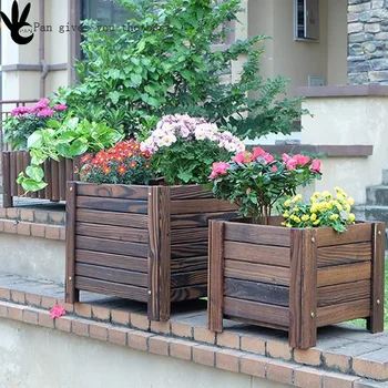 Outdoor Garden Large Wood Flower Plant Stand Wrought Outdoor Garden Large Wood Flower Plant Stand Wrought