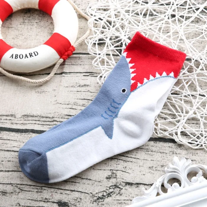 SHANXIN Hot Sale Cute boy tube cotton socks knitted grip kids soft cartoon baby socks anti slip