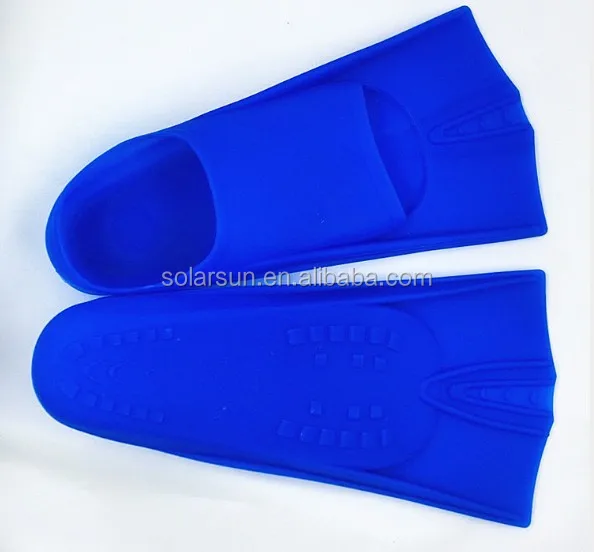 Custom Swim Fins Diving Snorkel Rubber Spearfishing Short Fins Silicone Mermaid Flipper For Kids And Adult