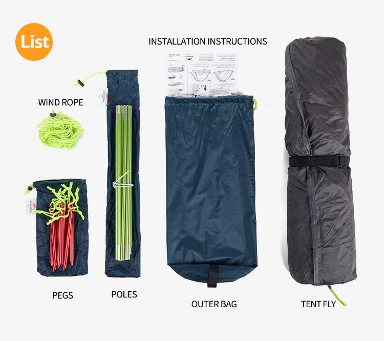 Naturehike Oem Tagar Ultralight Outdoor Waterdichte Naturehike Oem Tagar Ultralight Outdoor Waterdichte