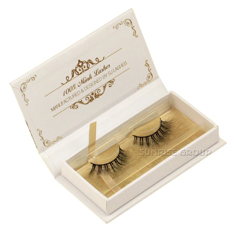 Different Sizes Cardboard Packaging Eyelash Paper Cosmetic Storage Box