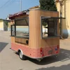 Super value mini mobile fast food trailer ice cream cart for sale Europe