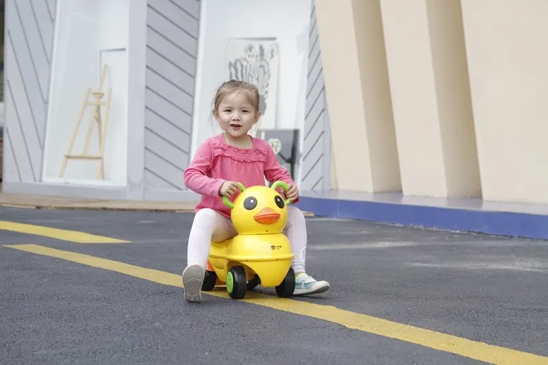 kids walking car