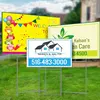 usded for outside advertising signs Printed PP waterproof Coroplast Signs for market promoting UV printed signs