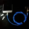 3in1 usb cable led flow for iPhone micro Android type c custom fast charging 2.0 a 2.4 a 3.0 a 1m 1.5m 3ft 6ft 10ft oem logo