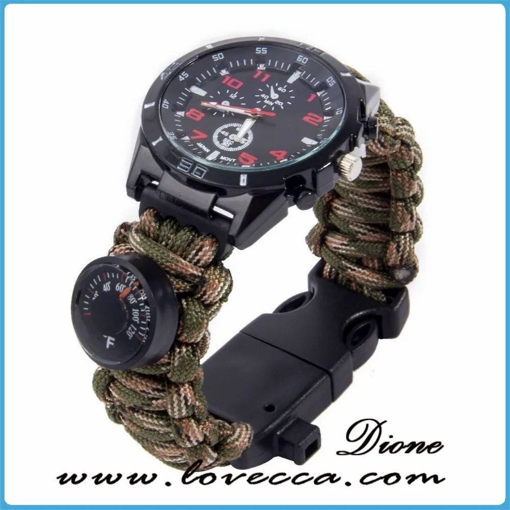 Hand Watch Military Paracord Watch Band Paracord Bracelets/watch Straps