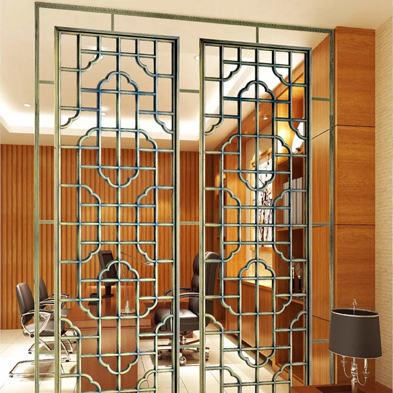 Decorative Metal Screen Laser Cut Room Divider For Hotel Decoration