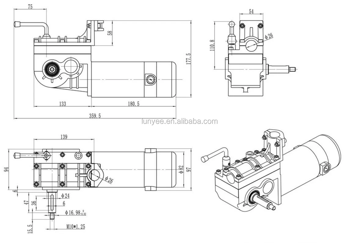 250w 24v Electric Dc Wheelchair Motor With Brake Buy 24v Electric
