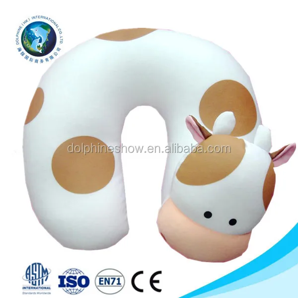 European Standard Wholesale Cheap Funny Neck Pillow Cute U Shape