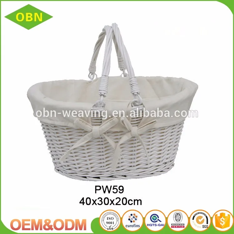 Prix De Gros Blanc Bebe Suspendu Panier En Osier Pour Cadeau Buy Panier En Osier Panier Pour Cadeau Panier En Osier Suspendu Product On Alibaba Com