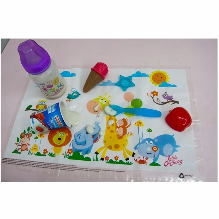 Kids Disposable Plastic Placemats For Baby Table Mat Baby Table