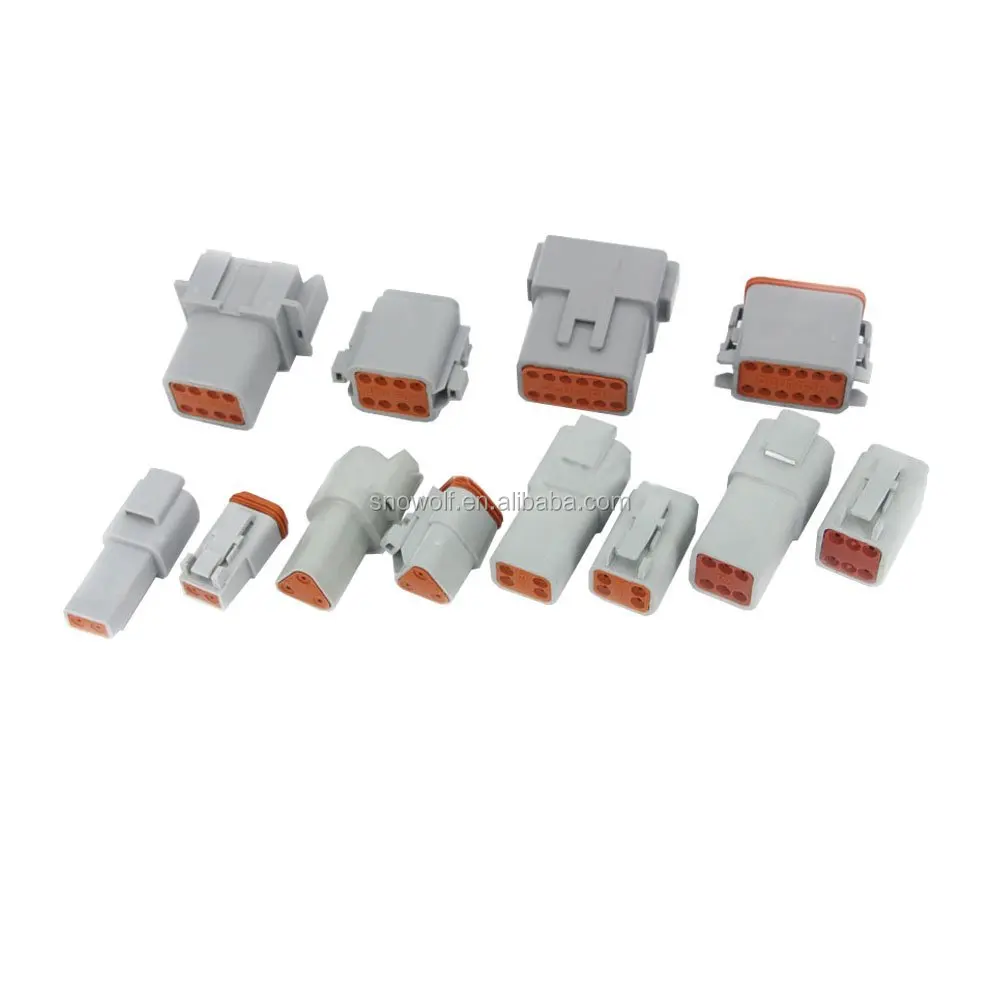 6 Pin Deutsch Connectors Dt046p/dt066s Automobile Waterproof Sealed