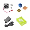 Raspberry Pi 3 Model B Accessory Kit Radiator Fan+Heat Sink+5V2.5A Switch Power Supply+Acrylic Case