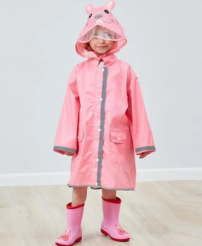 2019 newest design fully stock waterproof kids raincoat with