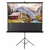 Outdoor Movie Screen Projector Screen 100 inch, 16:9 4K Ultra HD 3D Projector Outdoor Movie with Stand-Folding
