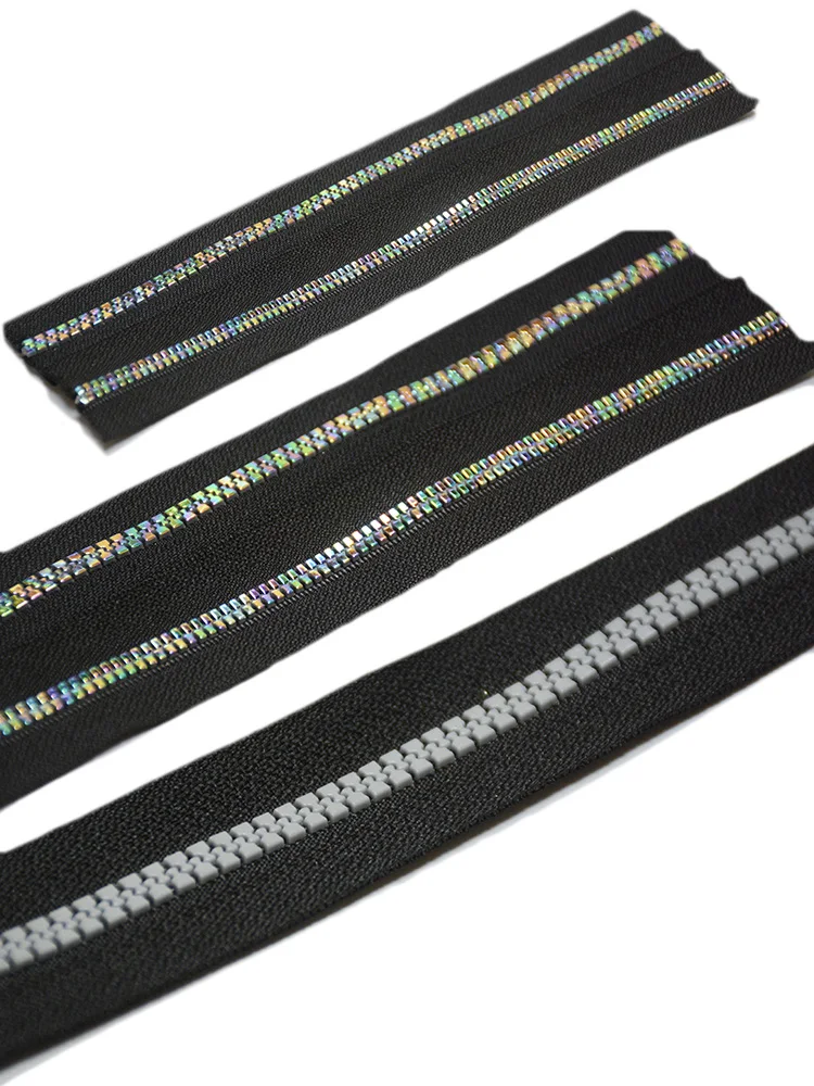 Derlin Zip Wholesale Cheap Price Clothes Plastic Zipper With Rainbow