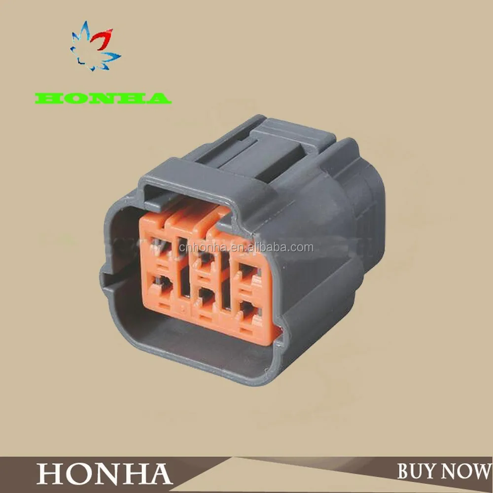 6195-0021 Grey Sumitomo DL 090 Sealed Series 6 Pin Female automotive wire harness connector