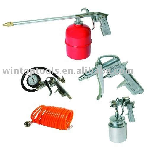 spray gun kit with compressor