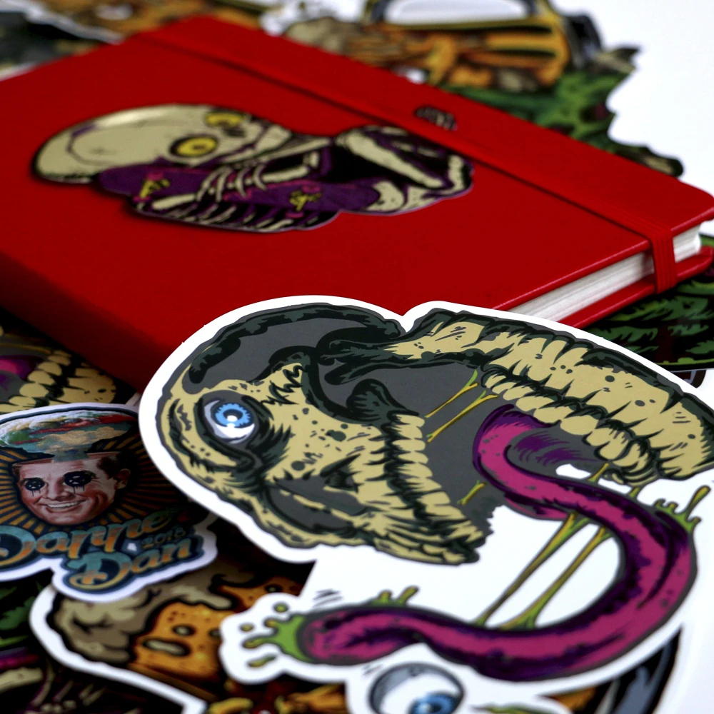 Custom Printed Waterproof Die Cut Logo Adhesive Vinyl Pvc Sticker