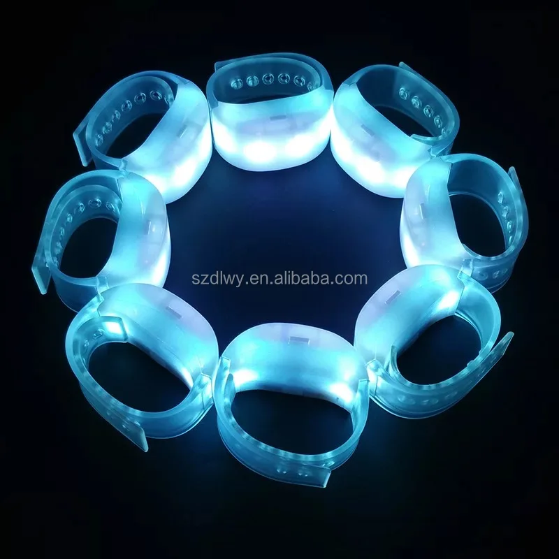 Led Stage Colors Light Up Concerts Dmx Remote Controlled 2.4g Programmable Led Wristband Buy