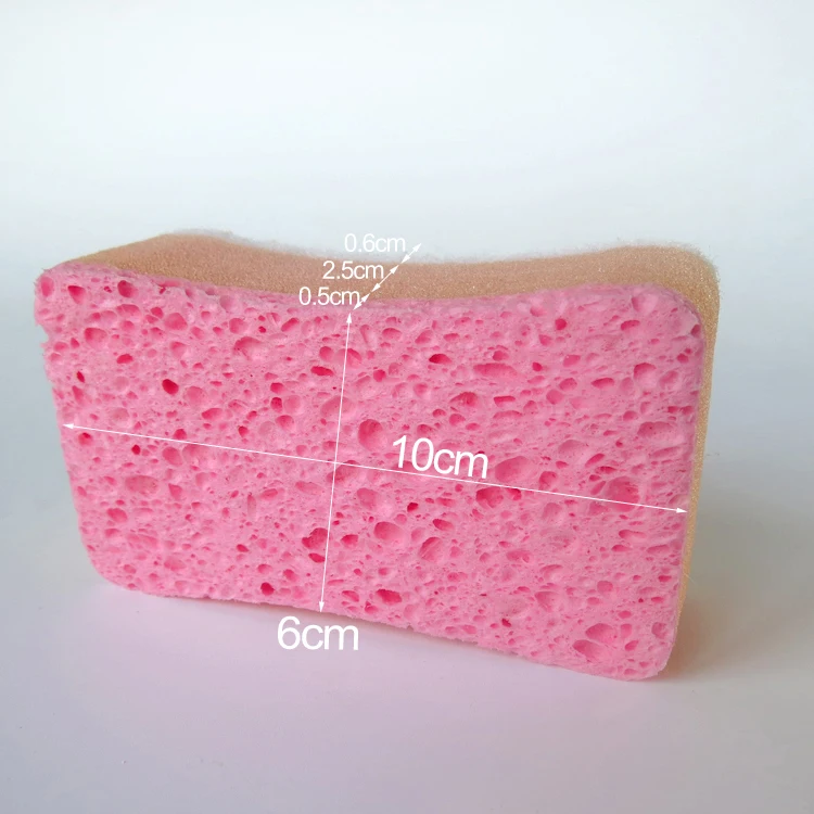 Three Layer Sponge Material Composite Disposable Kitchen Cleaning
