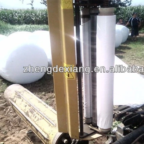 
plastic roll agriculture hay bale wrap silage wrap film 