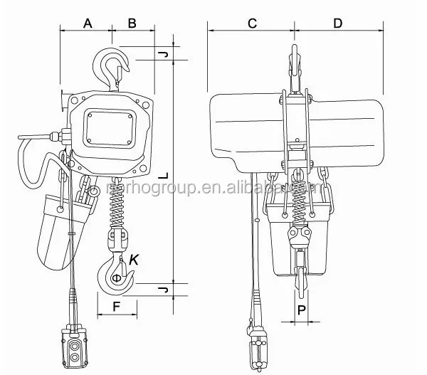 2 Ton Elephant Electric Chain Hoist Buy 2 Ton Electric Chain Hoist