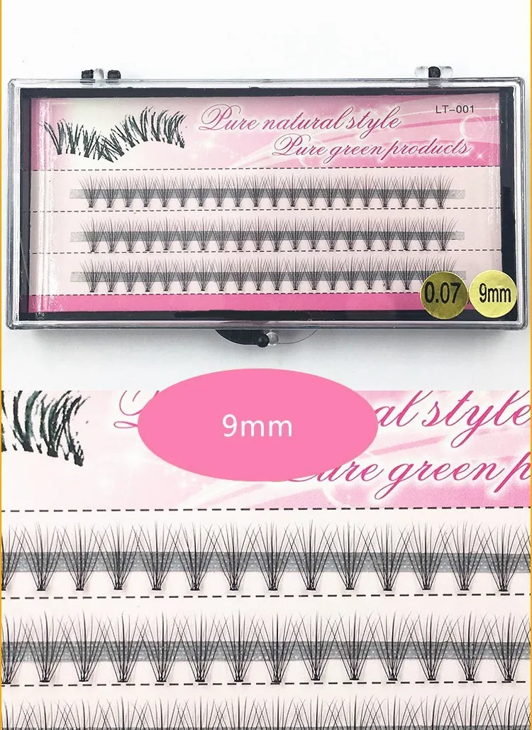 New Fashion Design wholesale 60 Bundle 6~14mm individual eyelash extensions makeup cilia professional False Eyelashes.jpg
