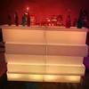 modern home unique designed block bar counter led glowing and illuminated lighting up