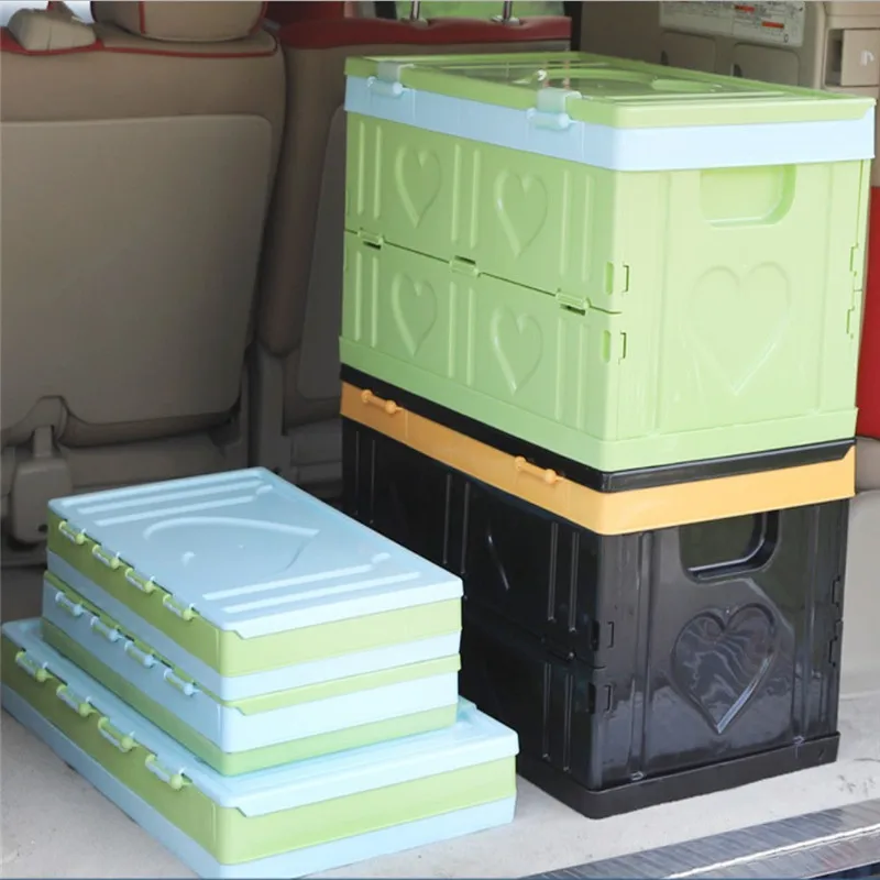Bafuluo 2019 New Arriving Easy Plastic Foldable Trunk Crate For Car
