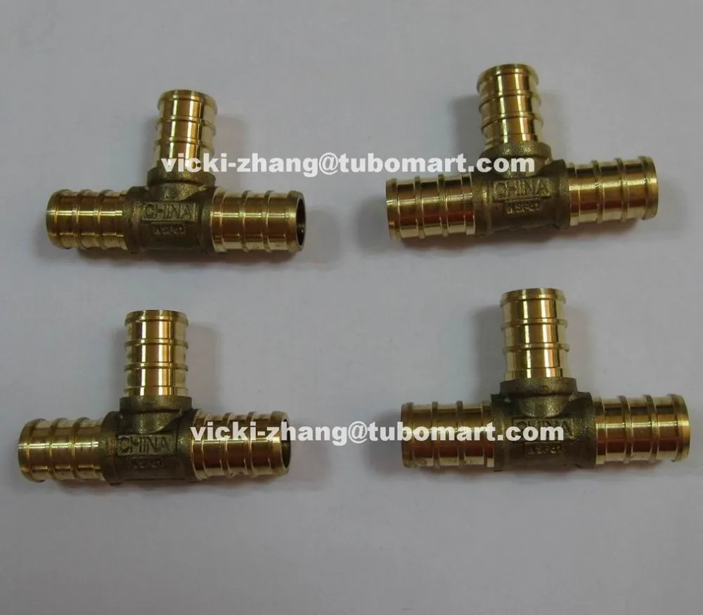 Pex Crimp Fittings Us Style Tee Pex Pipe Fittings Factory Pex Crimp