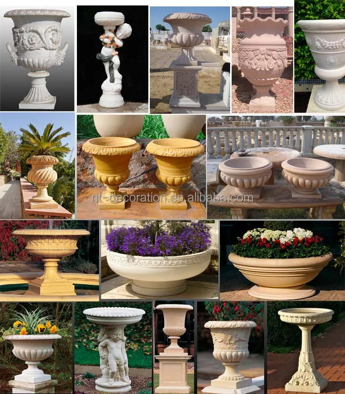 Antique Garden Stone Artificial Flower Pot For Sale Ntmf F170s Buy Artificial Flower Pot