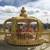 amusement park ride kids indoor electric plastic kiddie carousel and outdoor children swing merry go round horse for sale