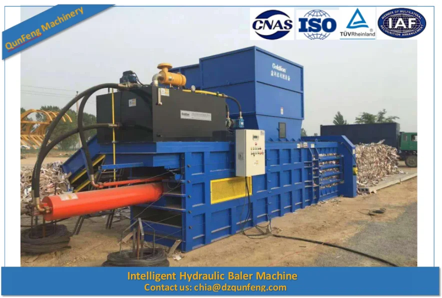 Automatic Waste Paper Baling Machines Cardboard Compactors Hydraulic