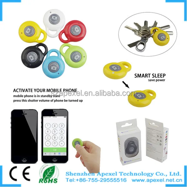 One-key Design Bluetooth Selfie Remote Bluetooth Remote Shutter Selfie Bluetooth CL-47-2C