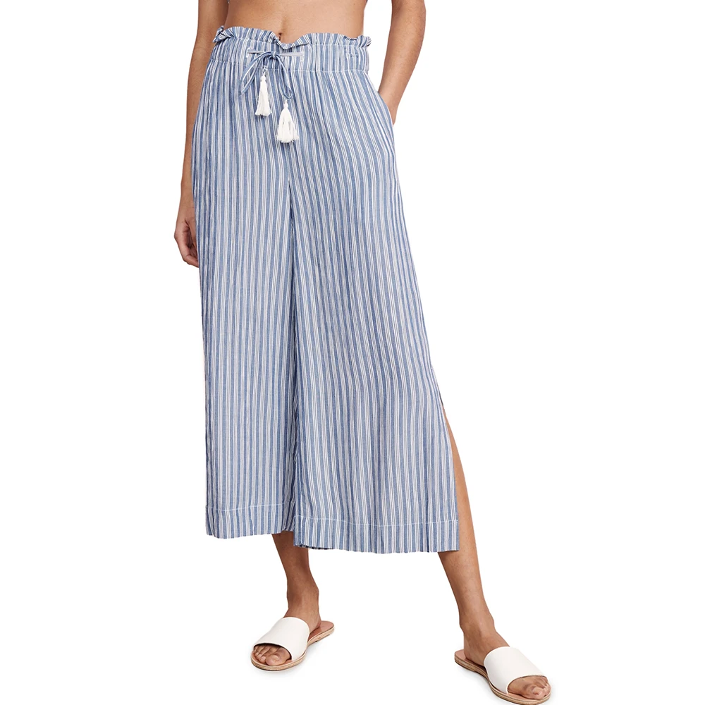 striped beach pants