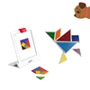 New Arrival Early education toys for parents and children Image recognition game learning resources 4d tangram
