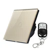 Crystal glass panel hotel switch smart home hospital wall switch touch light switch