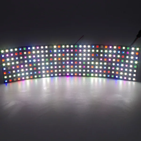 8x32 sk6812 rgbw 3000k led matrix