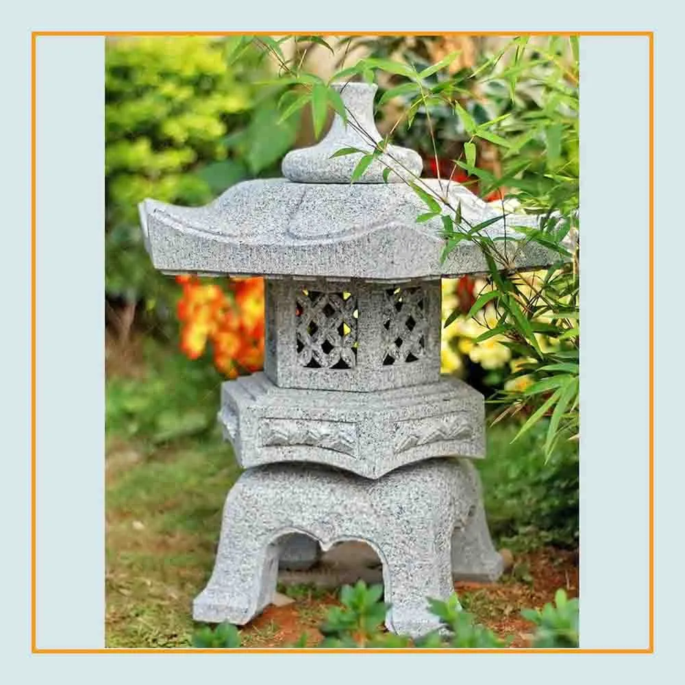 2018 Factory New Carved Outdoor Anitque Garden Decor Japanese Stone