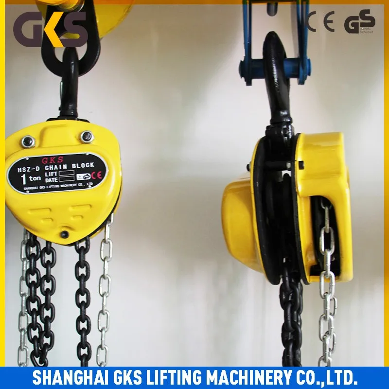 5 Ton Hsz-d Triangle Shape Chain Block/chain Hoist/ Triangle Shape ...