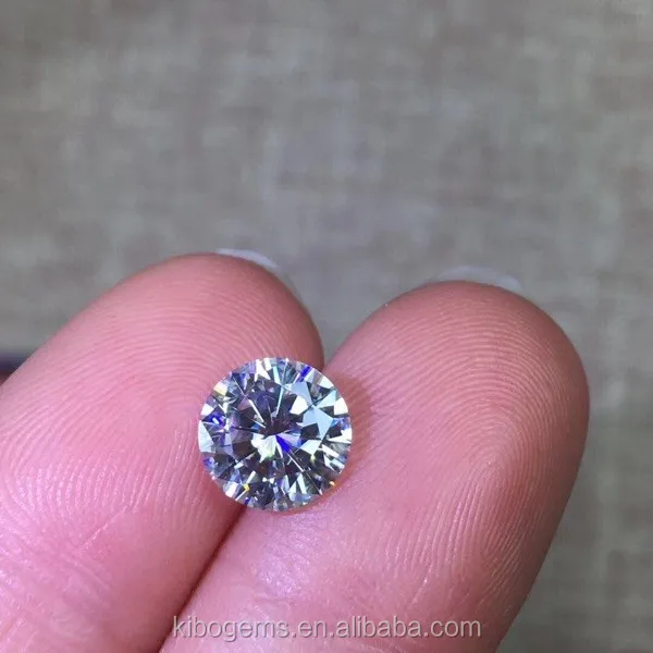 Wholesale Synthetic Moissanite Round Cut 1ct 6.5mm Ef Color Lab Created ...