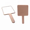 Mini Plastic High Quality Single Sided cosmetic small pocket beauty mirror with handle