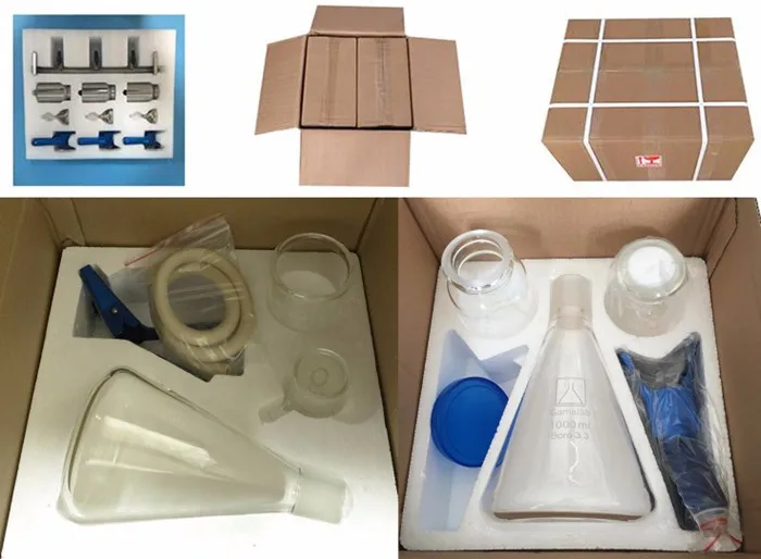 Kit Filtration Sous Vide 1000ml - Appareil Verre Avec Entonnoir Et Pompe Pour Laboratoire