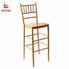 gold metal bar stool high chair modern chiavari chair