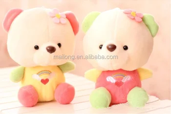 doll and teddy bear