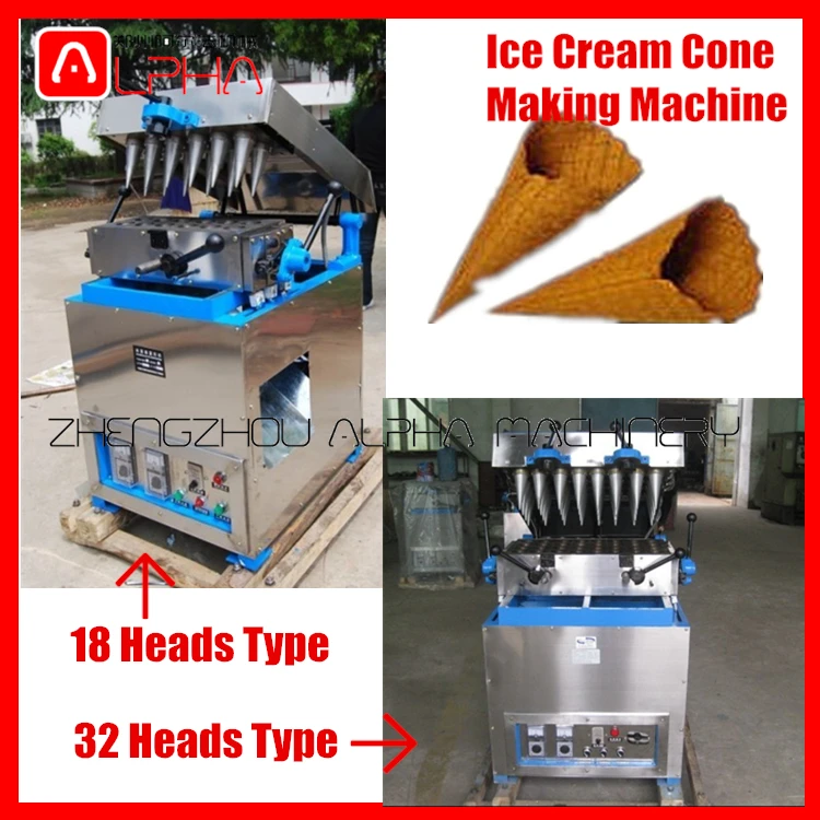 Commercialアイスクリームワッフルコーン焼成機/アイスクリームコーン製造機 Buy アイスクリームコーン、アイスクリームコーン