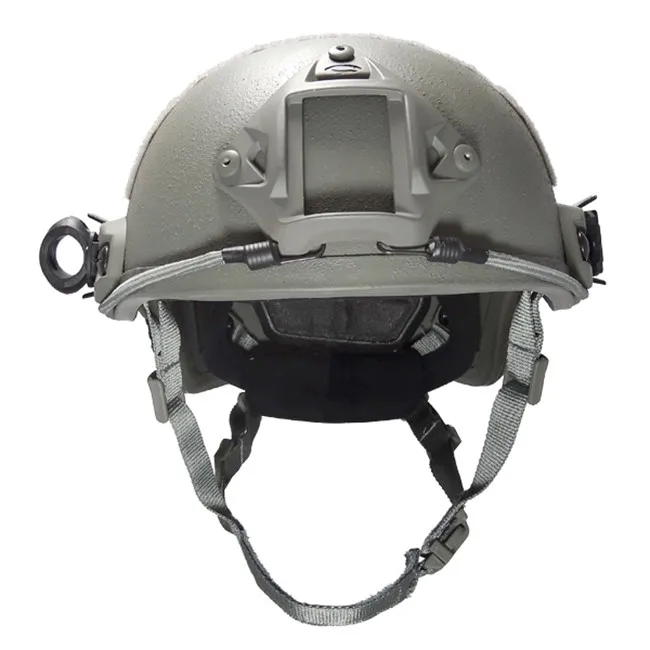 Gray Fast Combat Helmet For Military Protection Level Nij Iiia Us Army