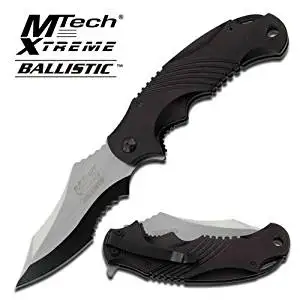 MTECH USA MTech Xtreme Ballistic 801BK Speed Assisted Opening Black CNC Knife